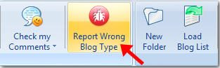 report wrong blog type