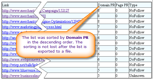 Export blogs to file